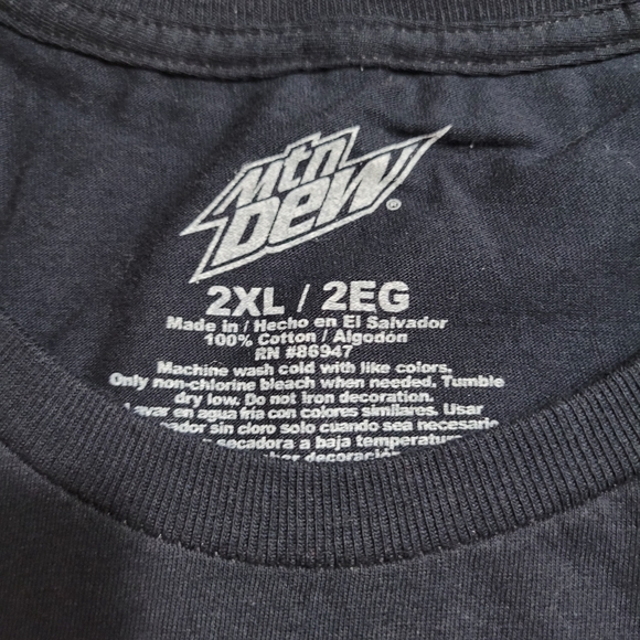 Mountain Dew Puppy Monkey Baby T-Shirt Mens 2XL - Picture 2 of 2